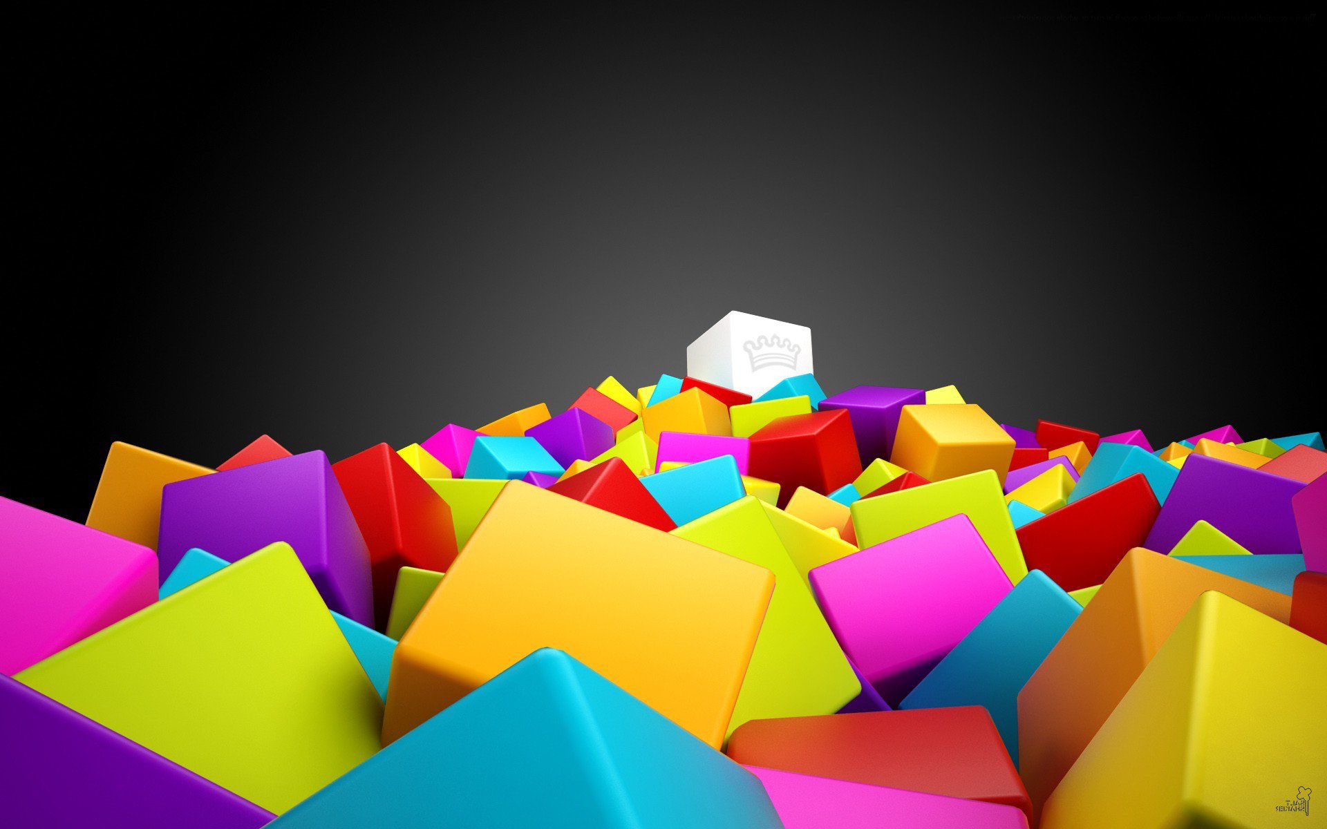 3d Cubes - 3d Wallpaper Cube , HD Wallpaper & Backgrounds