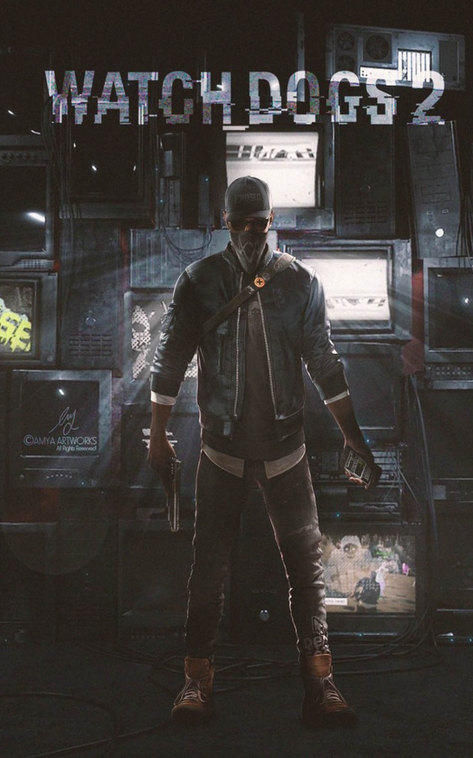 Watch Dogs 2 Game Hd Mobile Wallpaper - Watch Dogs 2 Hd , HD Wallpaper & Backgrounds