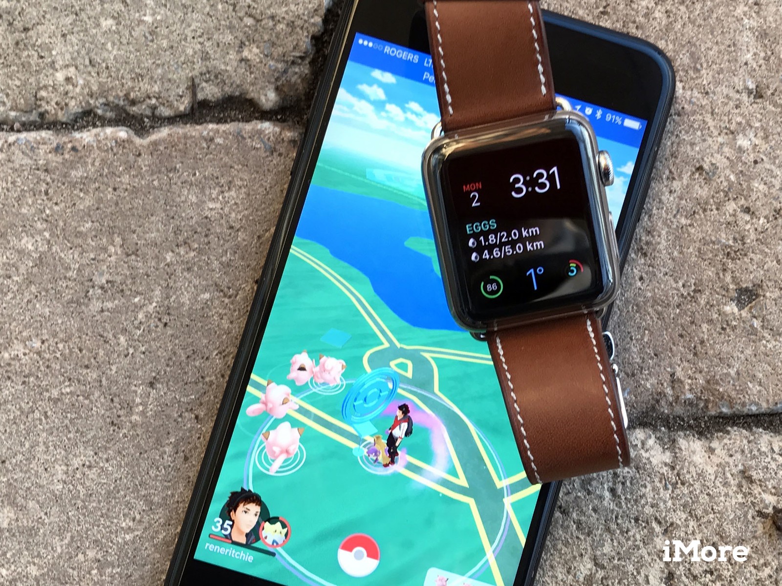 Best Apple Watch Wallpaper - Pokemon Go Watch Face , HD Wallpaper & Backgrounds