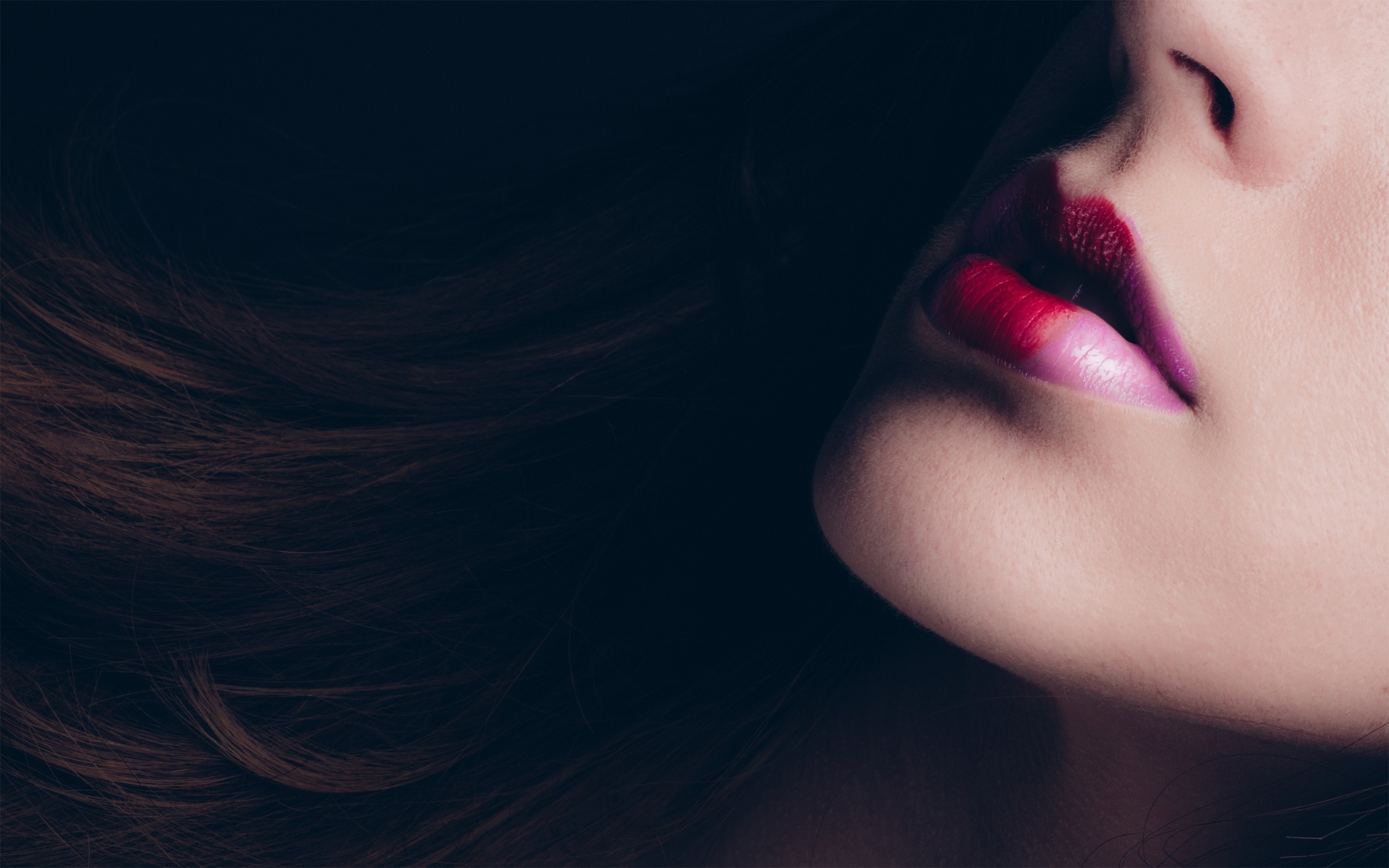 Lipstick Girl Background , HD Wallpaper & Backgrounds