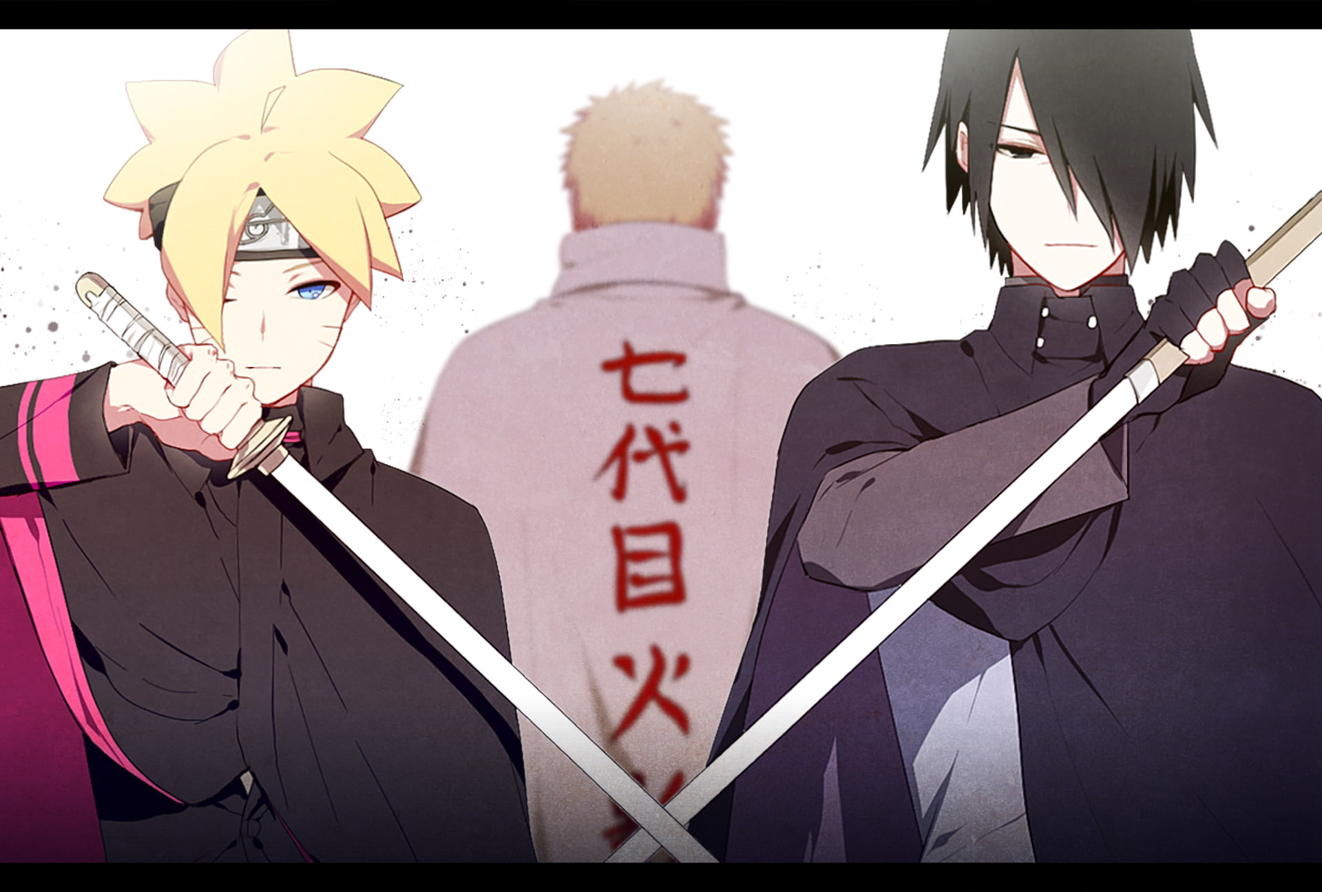 Anime, Boruto, Boruto Uzumaki, Naruto Uzumaki, Sasuke - Naruto Sasuke And Boruto , HD Wallpaper & Backgrounds