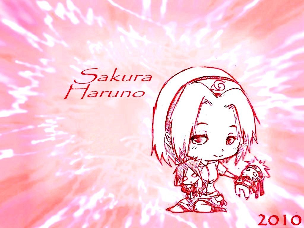 Sakura Haruno Wallpaper - Sakura Haruno Chibi , HD Wallpaper & Backgrounds
