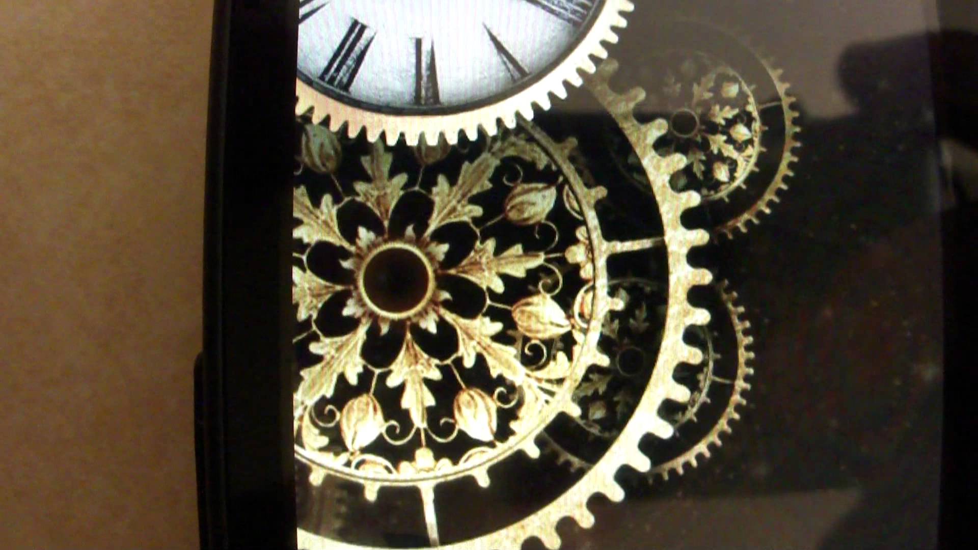 Gold Clock Live Wallpaper For Android - Cool Steampunk Wallpaper Phone , HD Wallpaper & Backgrounds