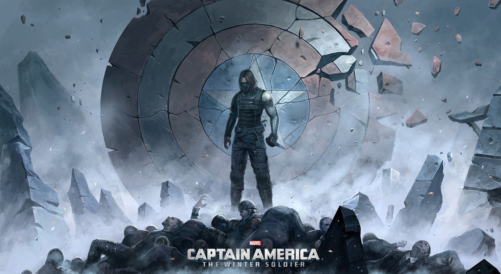 Winter Soldier Fan Art , HD Wallpaper & Backgrounds