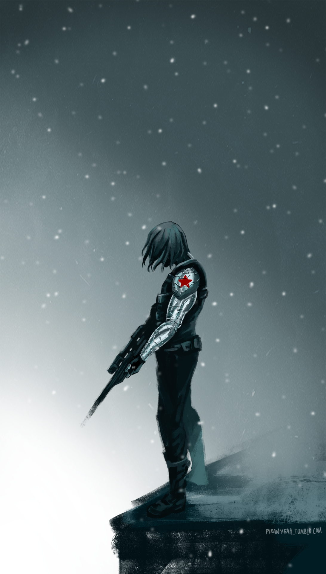 Winter Soldier Wallpaper Iphone , HD Wallpaper & Backgrounds