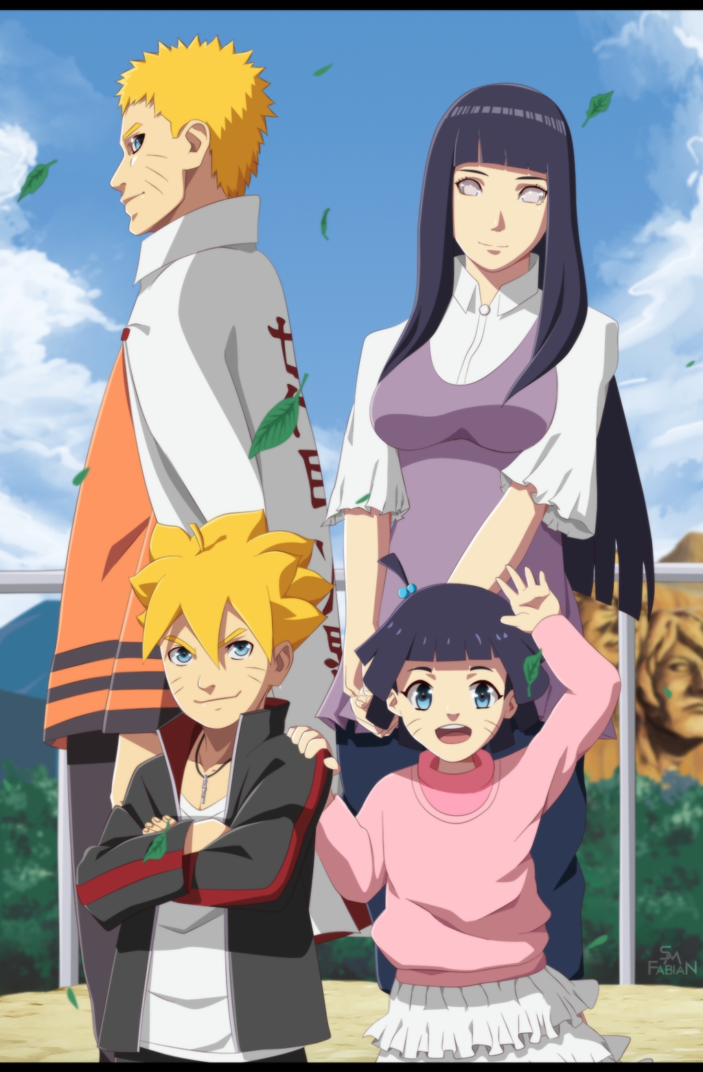 Anime, Fabian-94, Boruto, Naruto, Hyuuga Hinata, Uzumaki - Naruto And Hinata , HD Wallpaper & Backgrounds