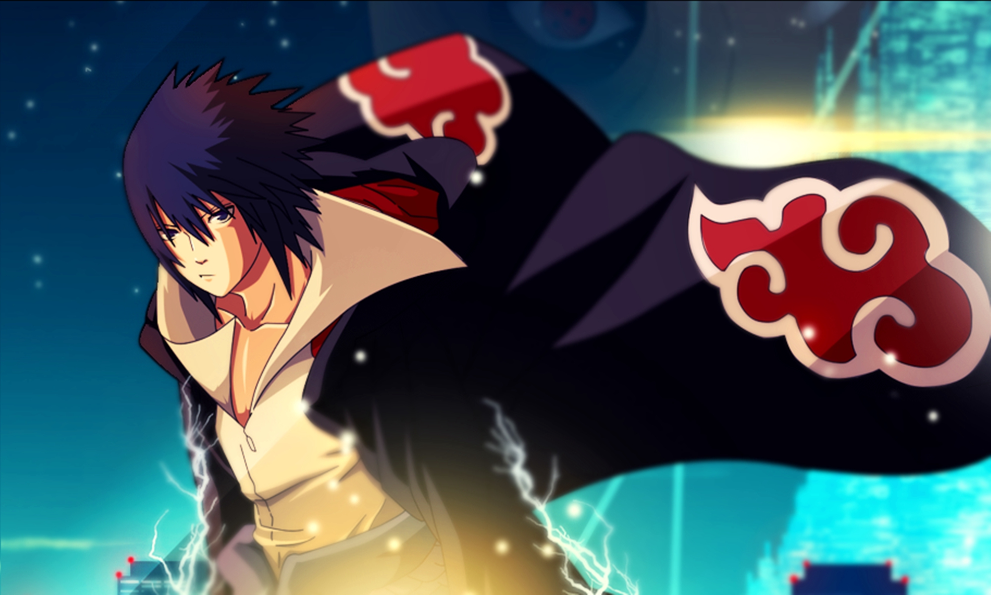 Sasuke Uchiha - Sasuke Akatsuki , HD Wallpaper & Backgrounds