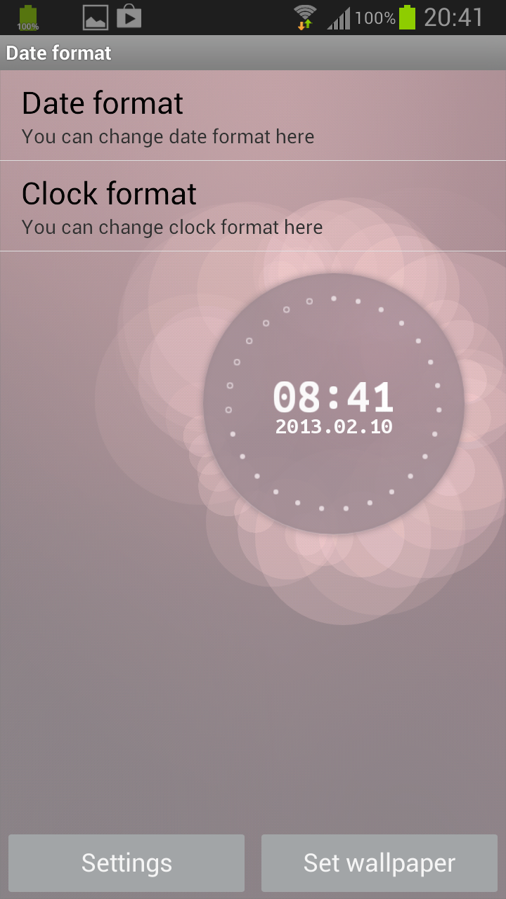 Ubuntu Live Wallpaper Date Time Format - Circle , HD Wallpaper & Backgrounds