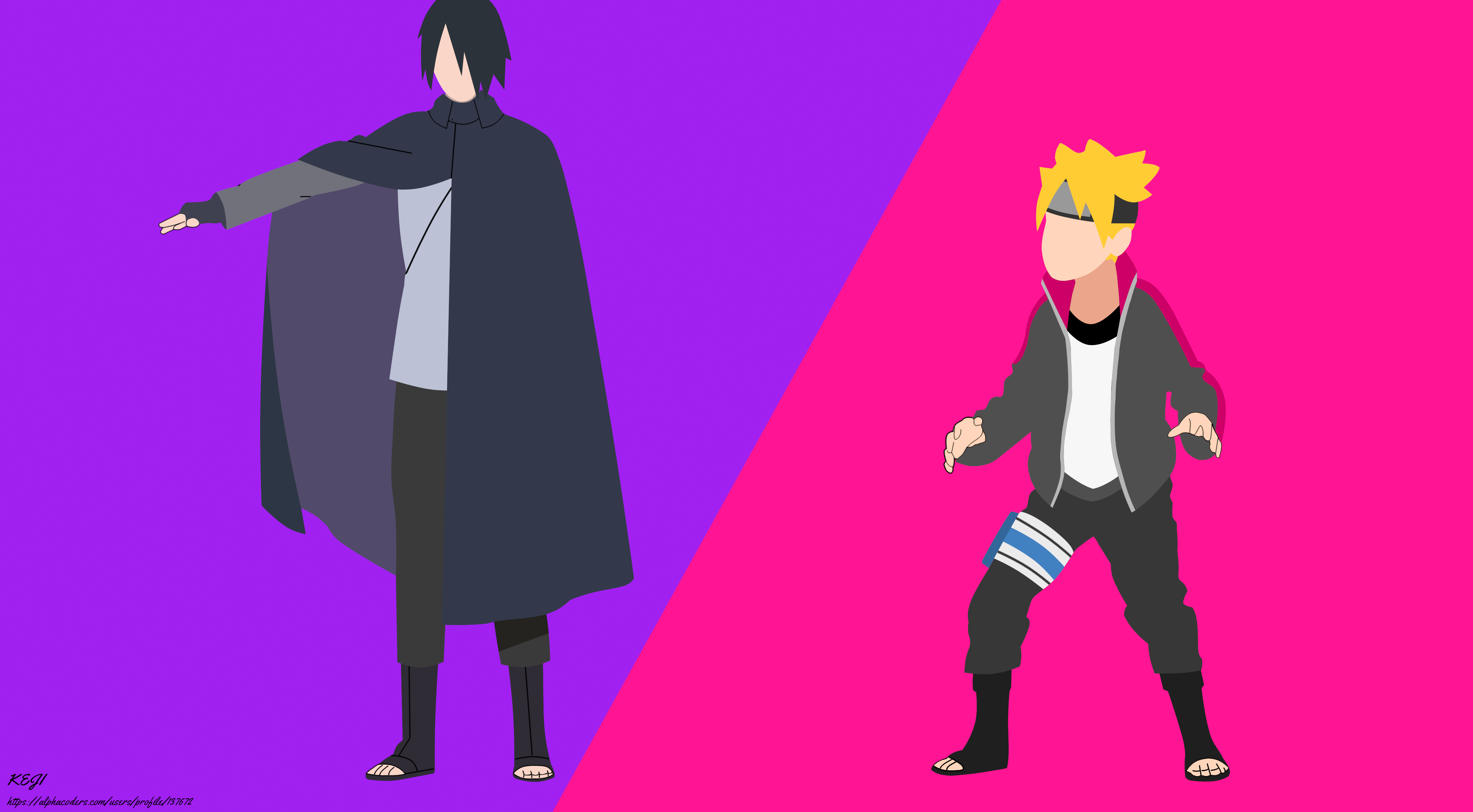 Sasuke Uchiha, Boruto Uzumaki, Boruto , Boy, Boruto - Cartoon , HD Wallpaper & Backgrounds