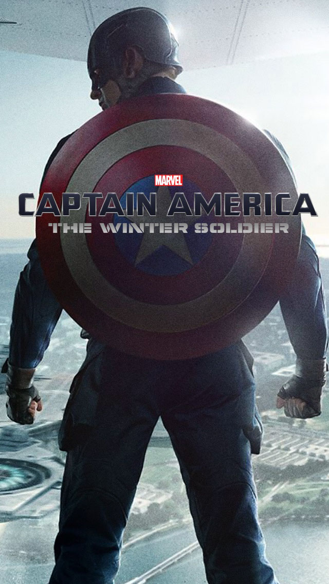 Captain America The Winter Soldier - Captain America Wallpaper Iphone X , HD Wallpaper & Backgrounds