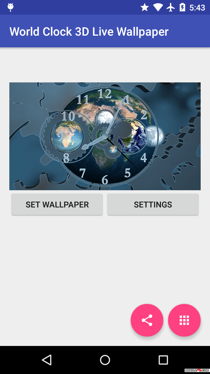 Download World Clock 3d Live Wallpaper Android Live - Sphere , HD Wallpaper & Backgrounds