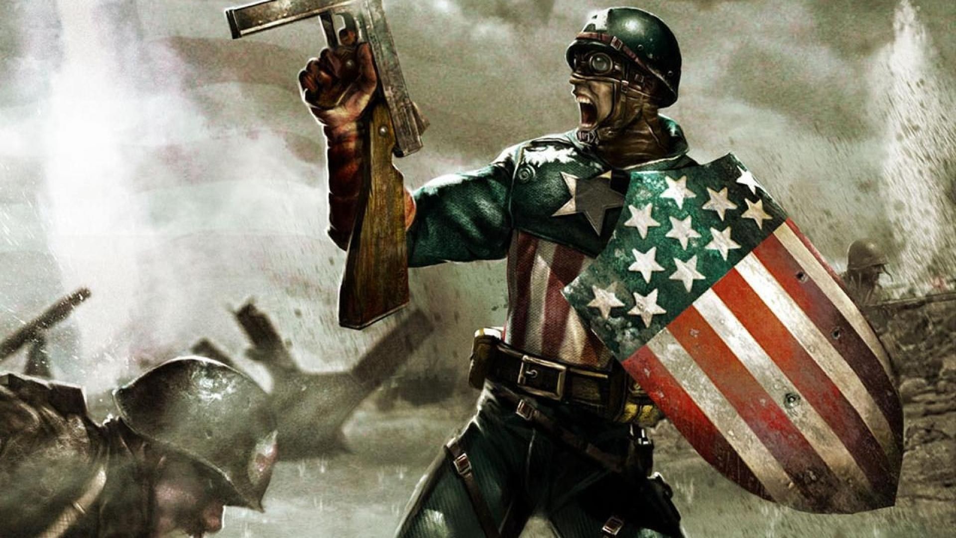 Winter Soldier Hd Wallpaper - Captain America World War 2 , HD Wallpaper & Backgrounds