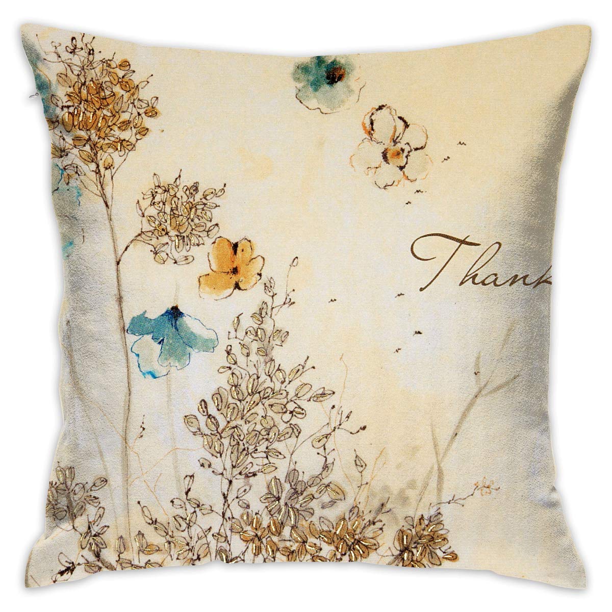 Trk-kwqdf Watercolor Flowers Thank You Throw Pillows - Watercolor Flowers Journal , HD Wallpaper & Backgrounds