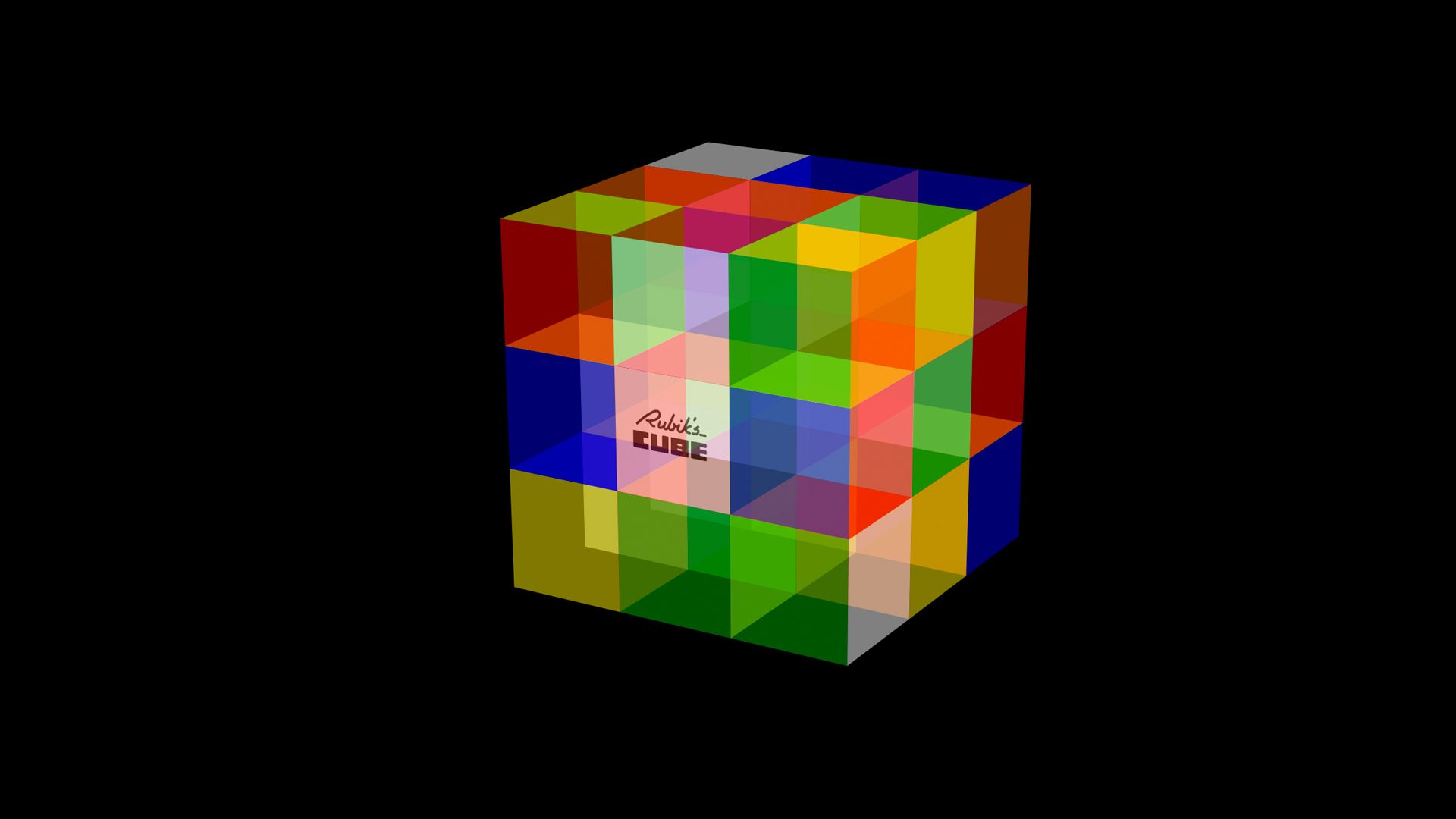 D Rubiks Cube Wallpaper Cube Desktop Wallpaper Free - 3d Rubik's Cube Wallpaper For Phones , HD Wallpaper & Backgrounds
