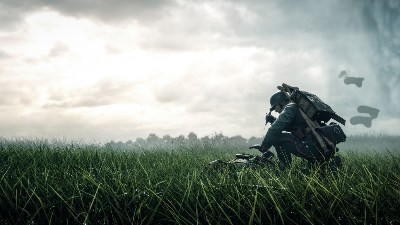 Soldier In Battlefield 1 Game - Battle Field Background , HD Wallpaper & Backgrounds