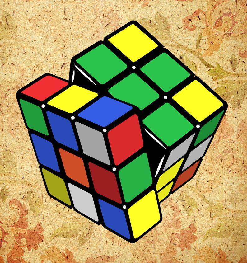 The 80s Images Rubik's Cube Hd Wallpaper And Background - Rubik's Cube Tattoo Designs , HD Wallpaper & Backgrounds