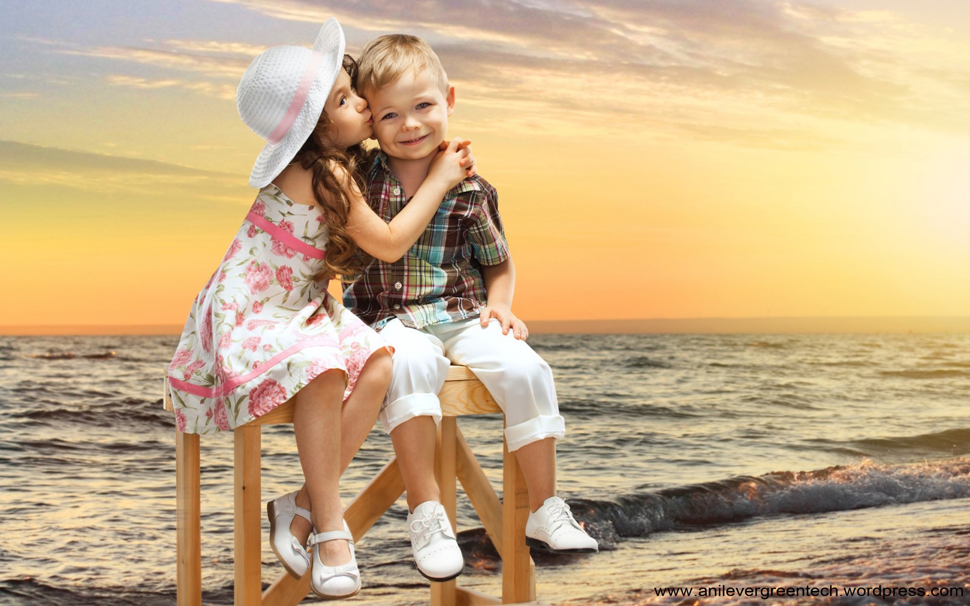 Nice Gallery Of Baby Kiss Wallpapers , HD Wallpaper & Backgrounds
