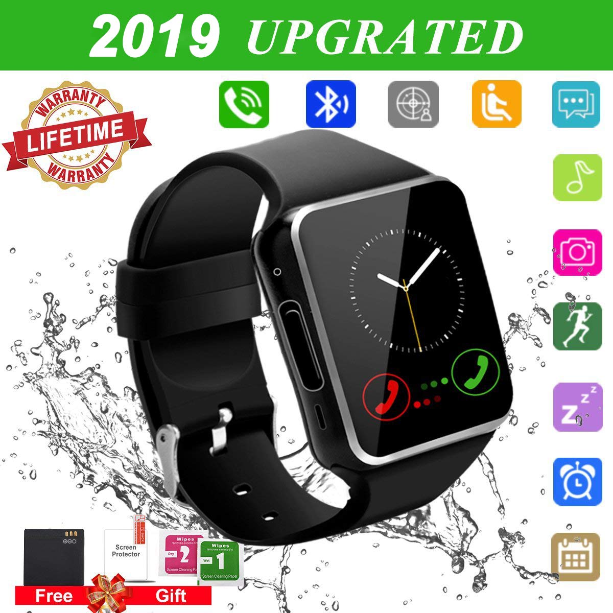 Smart Watch,smartwatch For Android Phones, Smart Watches - Android Bluetooth Watch , HD Wallpaper & Backgrounds