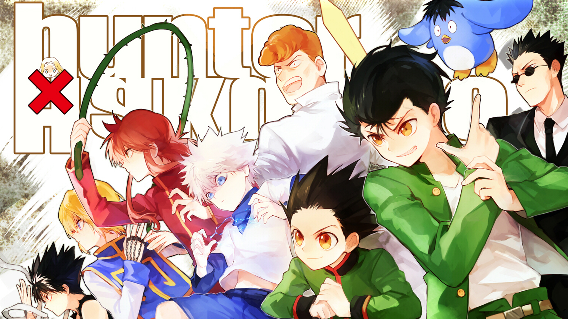 Anime, Yu Yu Hakusho, Hunter X Hunter, Crossover Wallpaper - Yusuke Urameshi , HD Wallpaper & Backgrounds