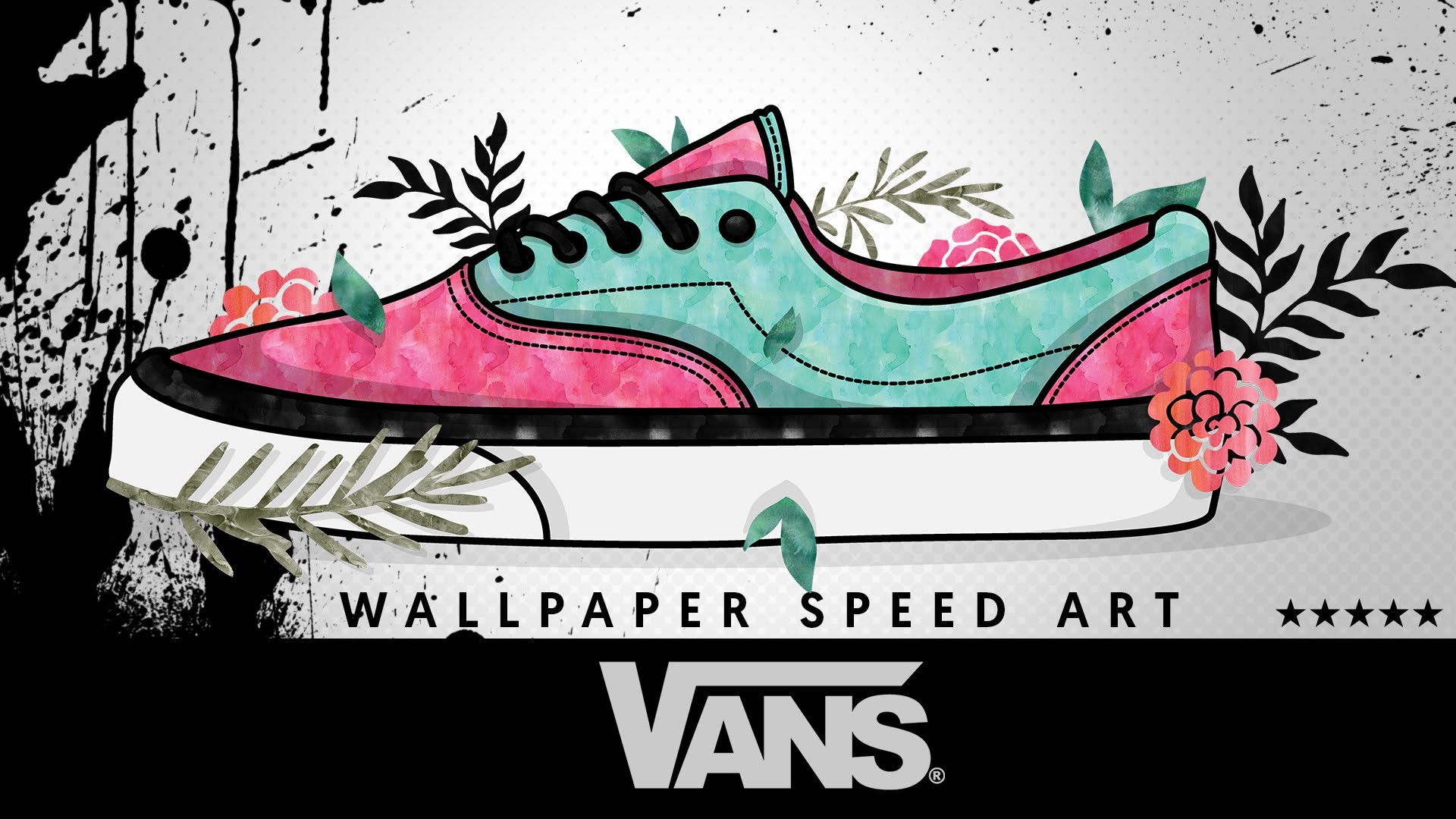 Shoes Vans Wallpaper Hd Free Download - Vans Logo Background , HD Wallpaper & Backgrounds