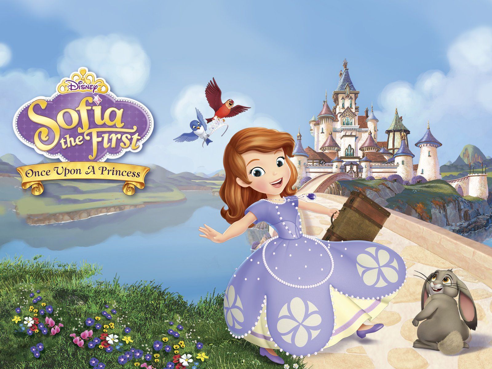Sofia The First Once Upon A Princess Poster , HD Wallpaper & Backgrounds