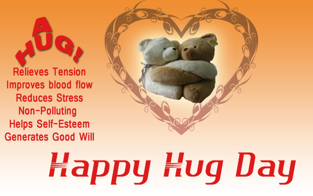 Happy Hug Day Wallpaper - Friends Hug Day Quotes , HD Wallpaper & Backgrounds