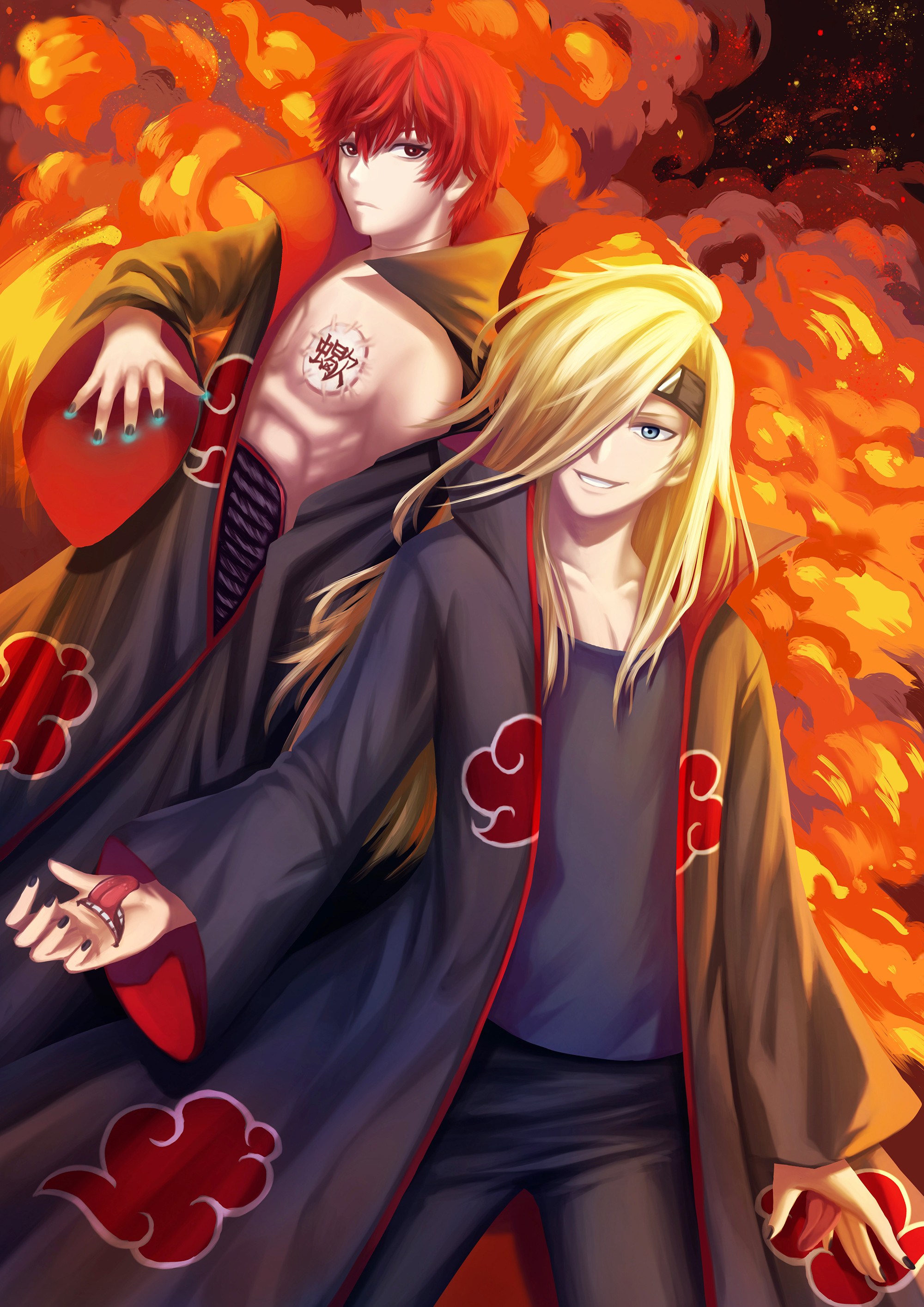 Sasori Wallpaper 57 Images - Anime Wallpaper Deidara , HD Wallpaper & Backgrounds