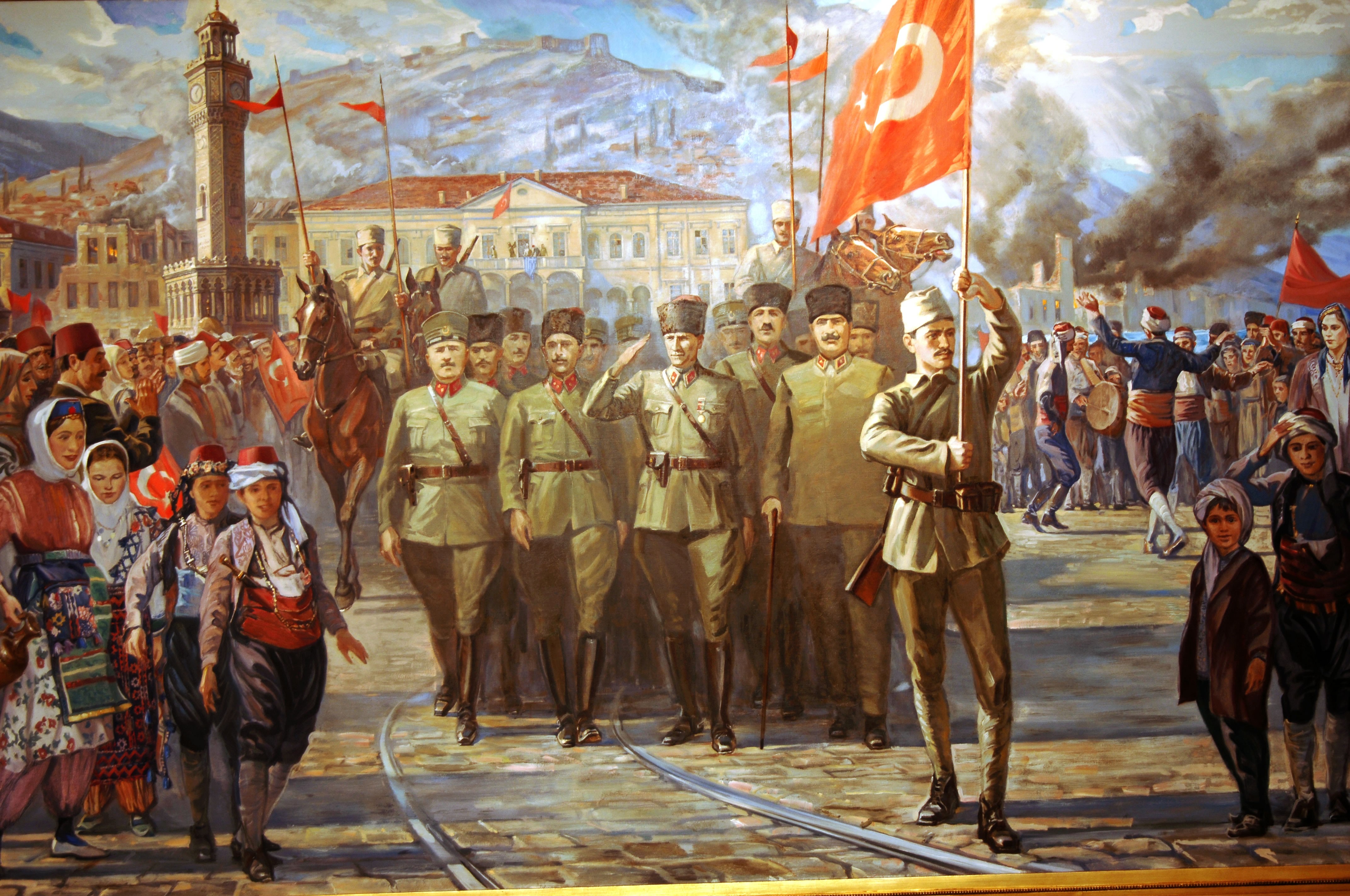 Turkish Flag - Guerra De Independencia Turca , HD Wallpaper & Backgrounds