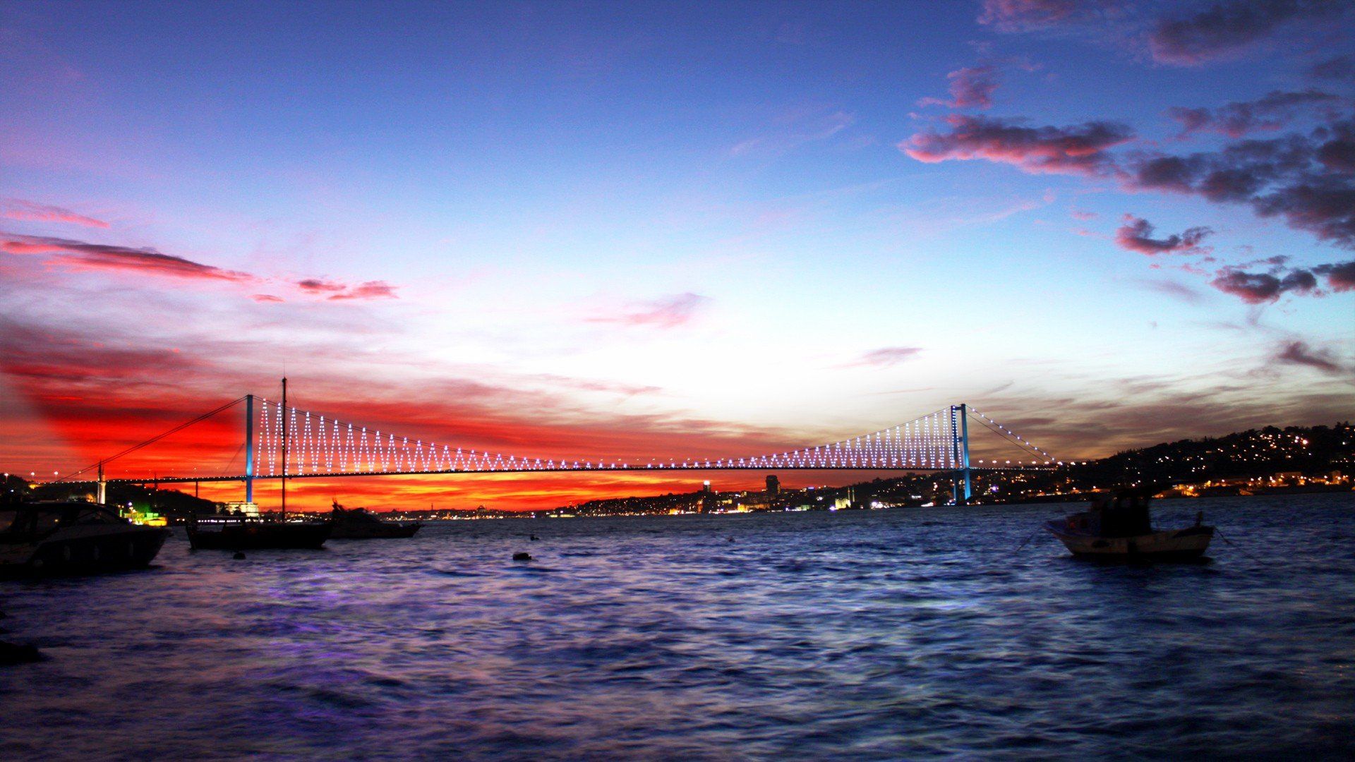 Turkey Wallpapers - Istanbul Bosphorus , HD Wallpaper & Backgrounds