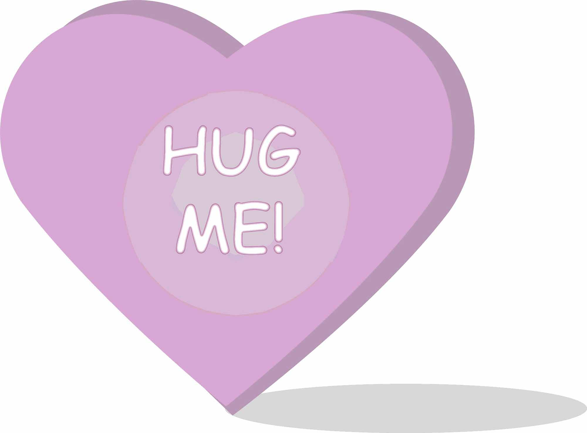 Hug Me Happy Hug Day Hd Wallpapers - Conversation Hearts Clip Art , HD Wallpaper & Backgrounds