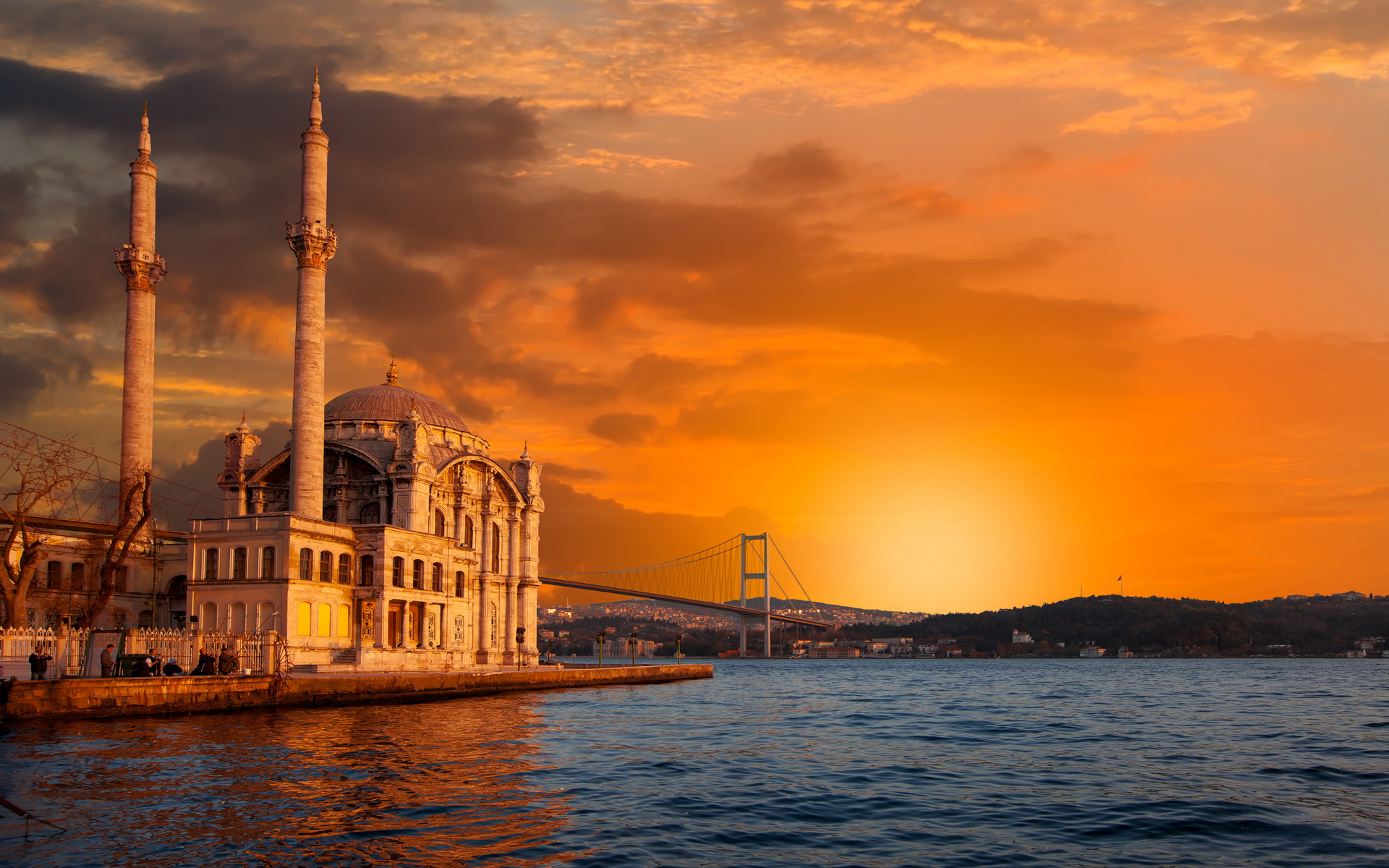 Istanbul - Ortaköy Mosque , HD Wallpaper & Backgrounds