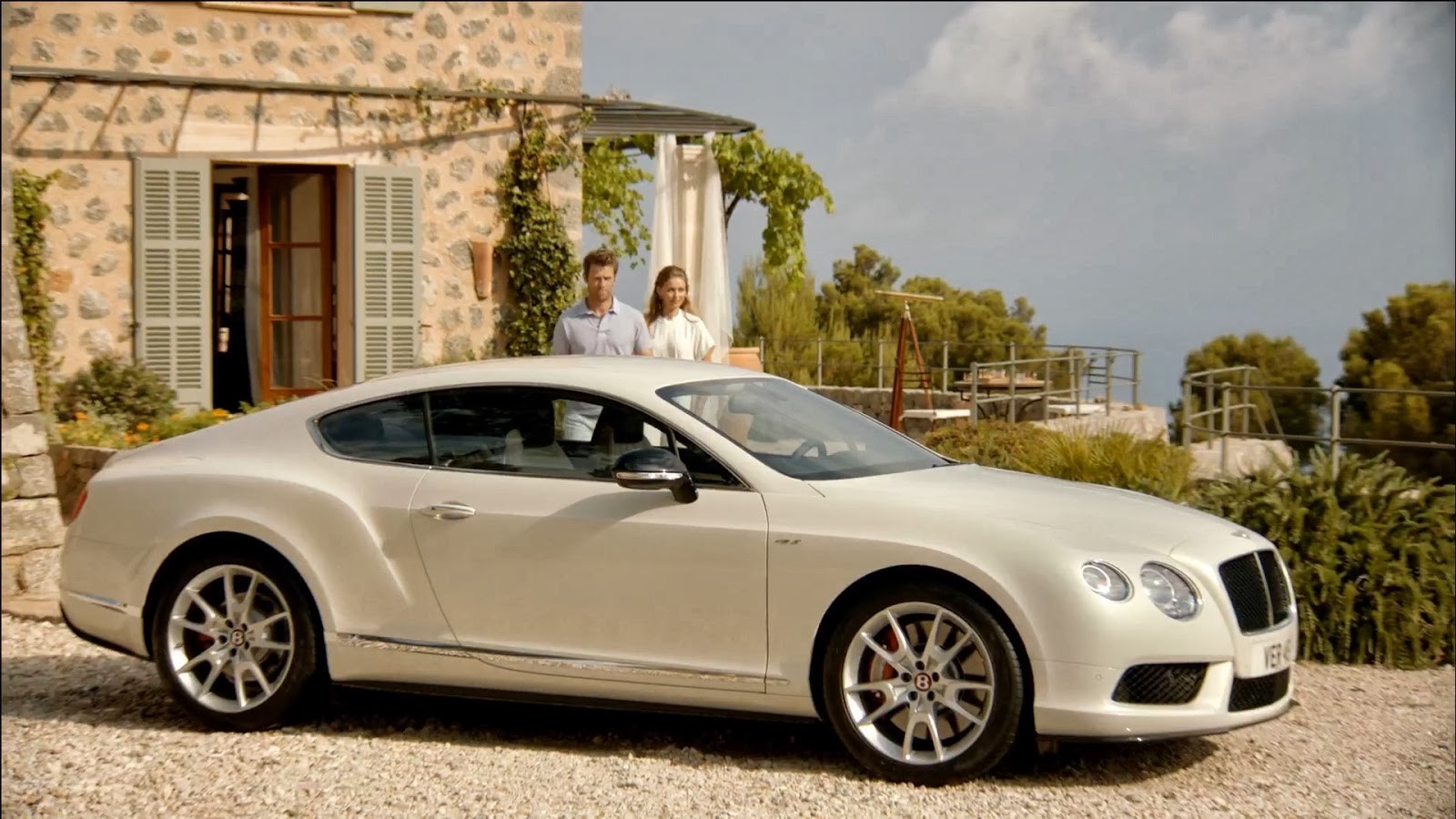 Passion For Luxury 2014 Bentley Continental Gt V8 S - Bentley Continental Gt White Sand , HD Wallpaper & Backgrounds