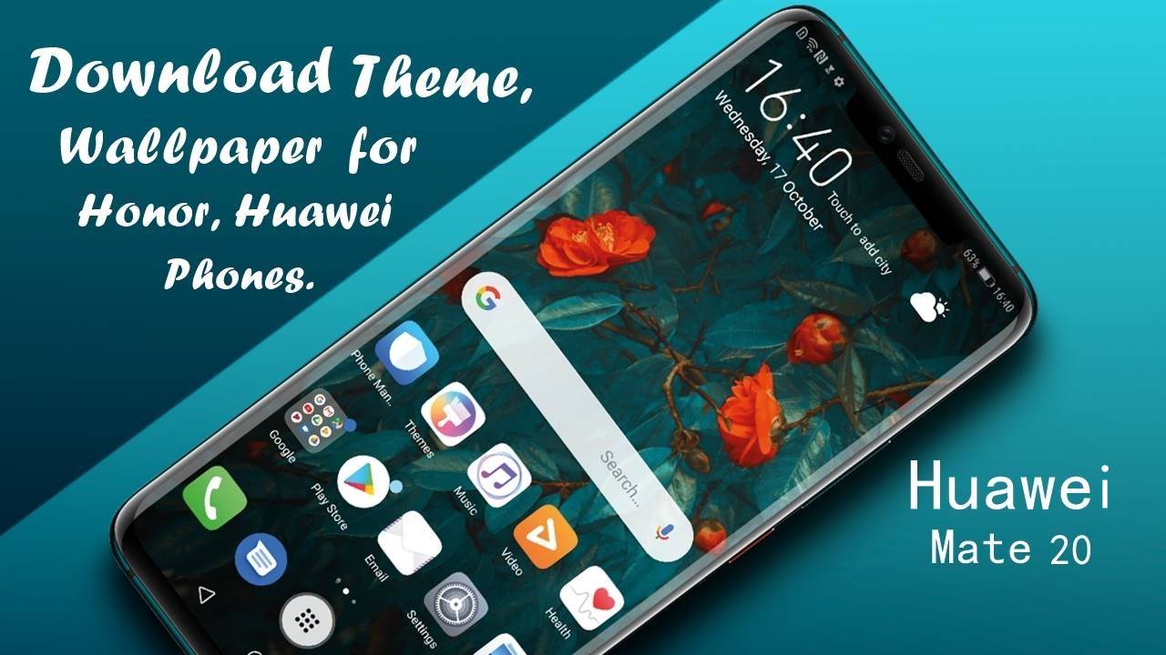 How To Download Honor View 20, Huawei Mate 20 Pro Wallpapers, - Mate 20 Pro Home Screen , HD Wallpaper & Backgrounds