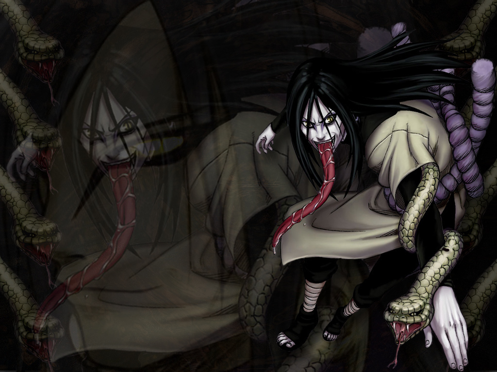 Orochimaru Anime Wallpaper - Naruto Orochimaru , HD Wallpaper & Backgrounds