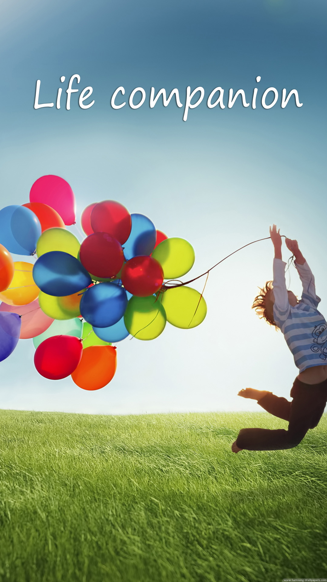 Ballons Life Companion Lock Screen Samsung Galaxy S4 , HD Wallpaper & Backgrounds