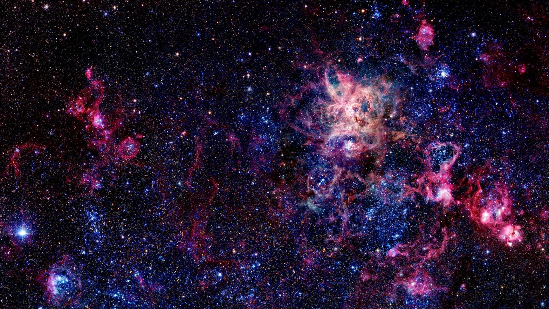 Digital Space Universe 4k 8k Wallpapers - Tarantula Nebula , HD Wallpaper & Backgrounds