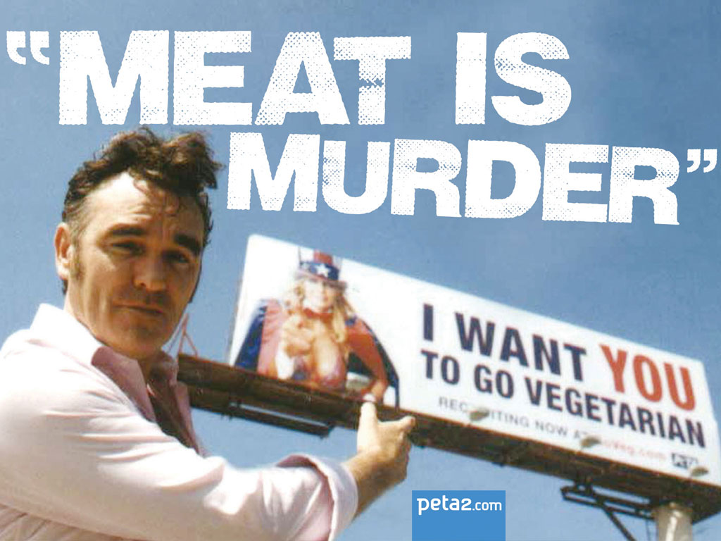1024×768 - Meat Is Murder Ad , HD Wallpaper & Backgrounds