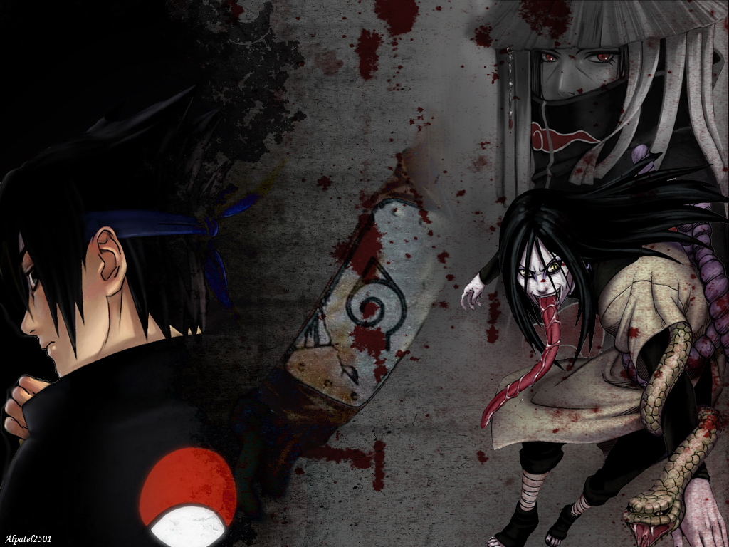 Masashi Kishimoto, Studio Pierrot, Naruto, Itachi Uchiha, - Orochimaru , HD Wallpaper & Backgrounds
