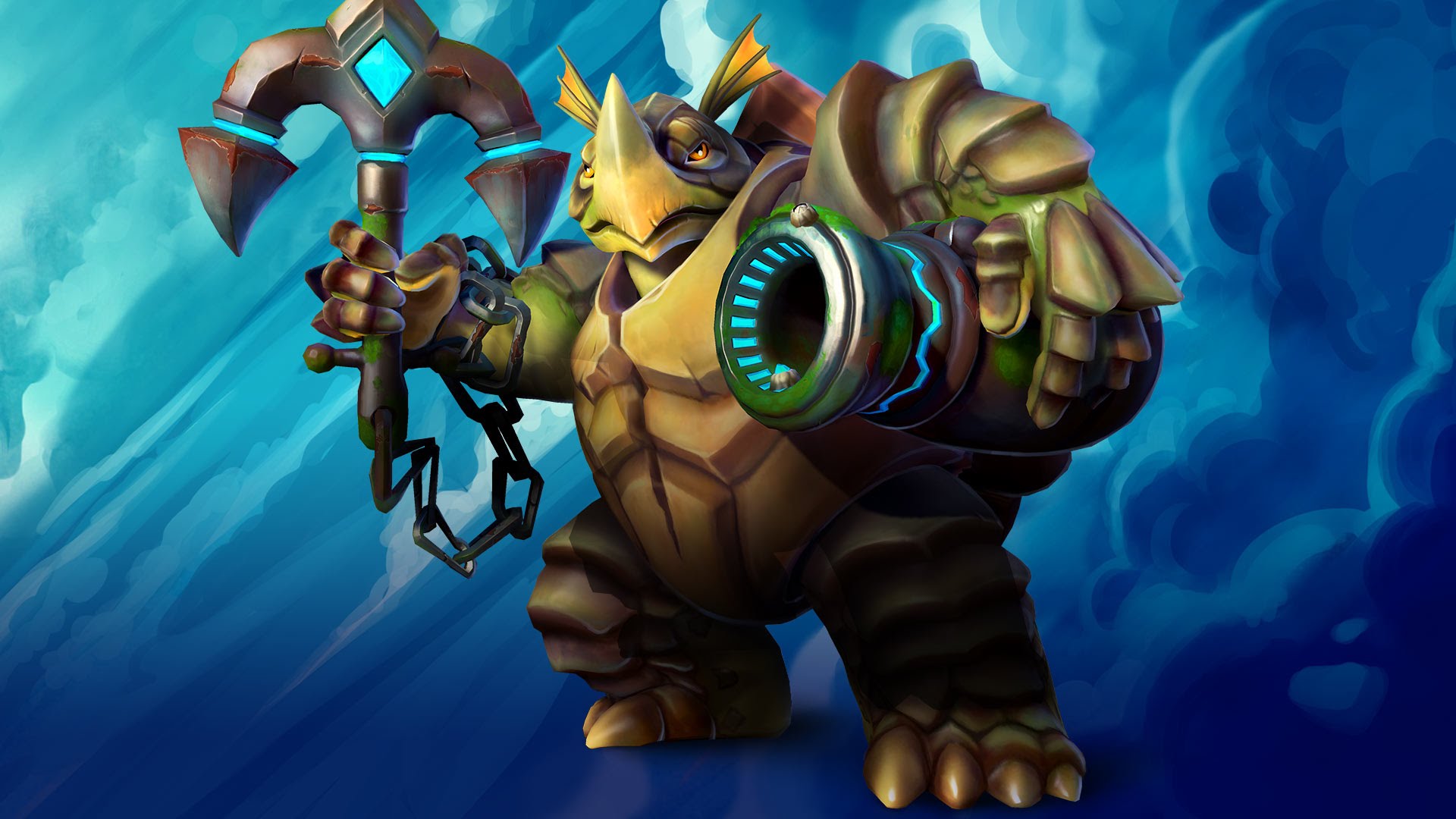 Paladins Overwatch Smite Heroes Of The Storm Mythical - Makoa Paladins , HD Wallpaper & Backgrounds