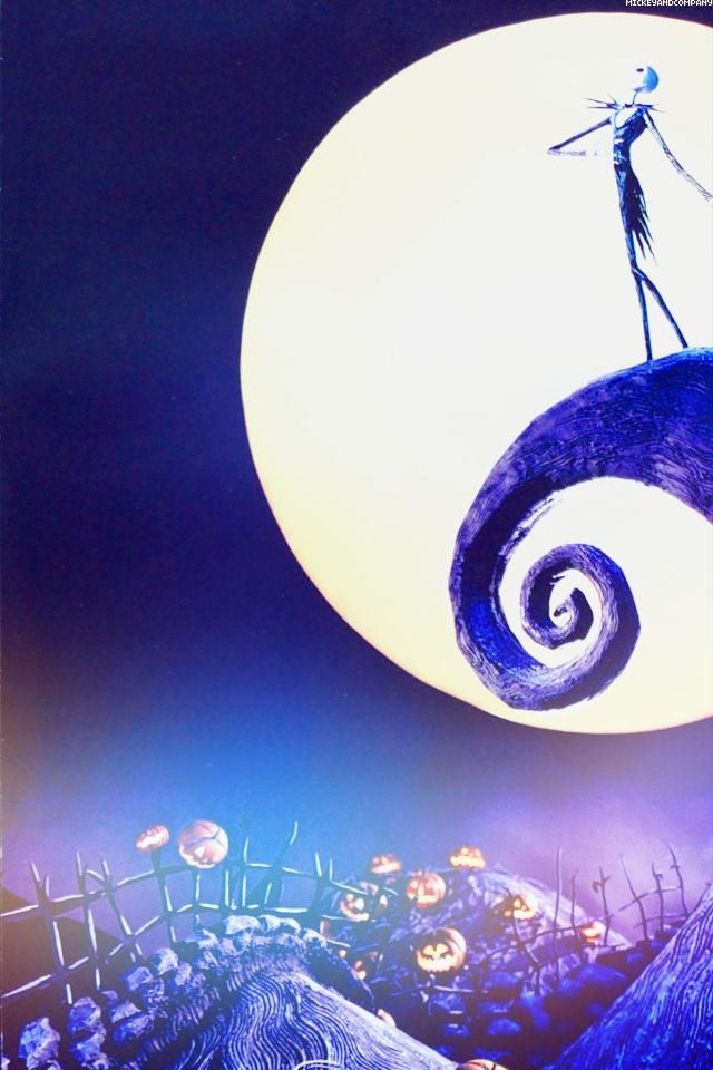 Jack Skellington A Nightmare Before Christmas Disney - Nightmare Before Christmas Phone Background , HD Wallpaper & Backgrounds