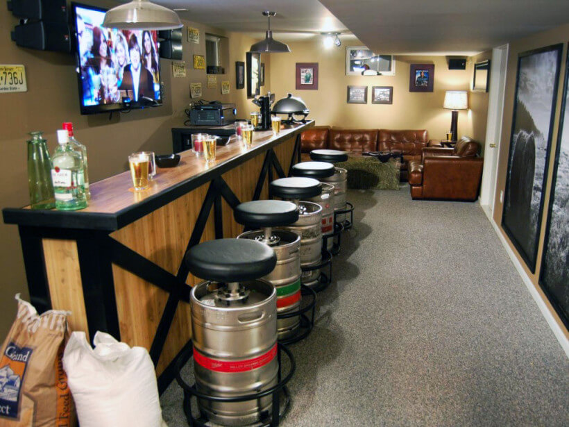 71 Awesome Home Bar Ideas - Man Cave , HD Wallpaper & Backgrounds