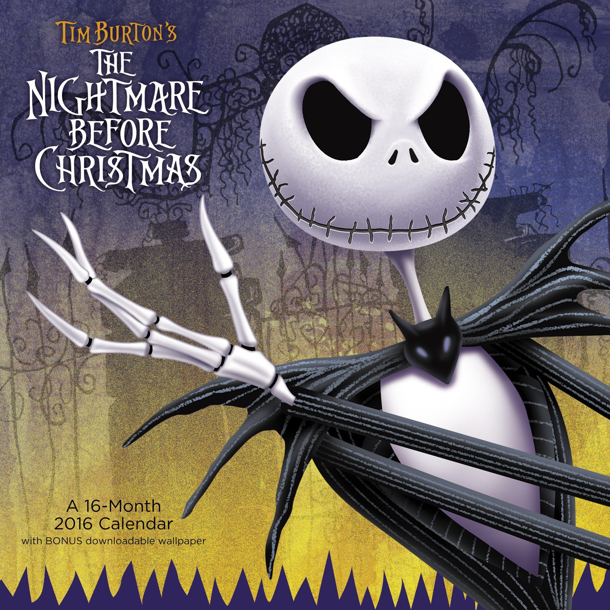 Nightmare Before Christmas Iphone Wallpaper 66 Images - Jack Skellington Nightmare Before Christmas Screensaver , HD Wallpaper & Backgrounds
