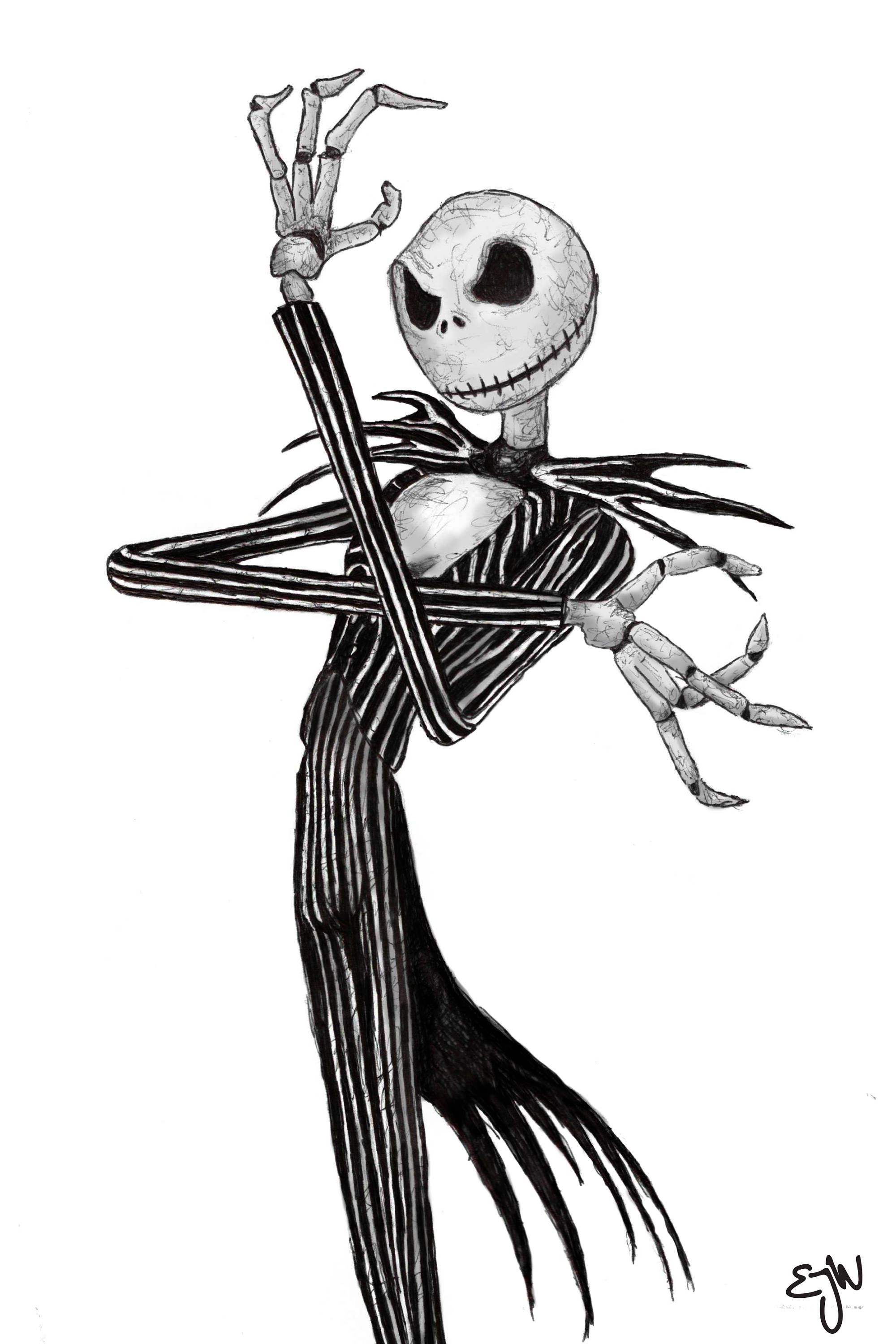 Resultado De Imagem Para Jack Skellington Art Jack - Jack Skellington Halloween Town Nightmare Before Christmas , HD Wallpaper & Backgrounds