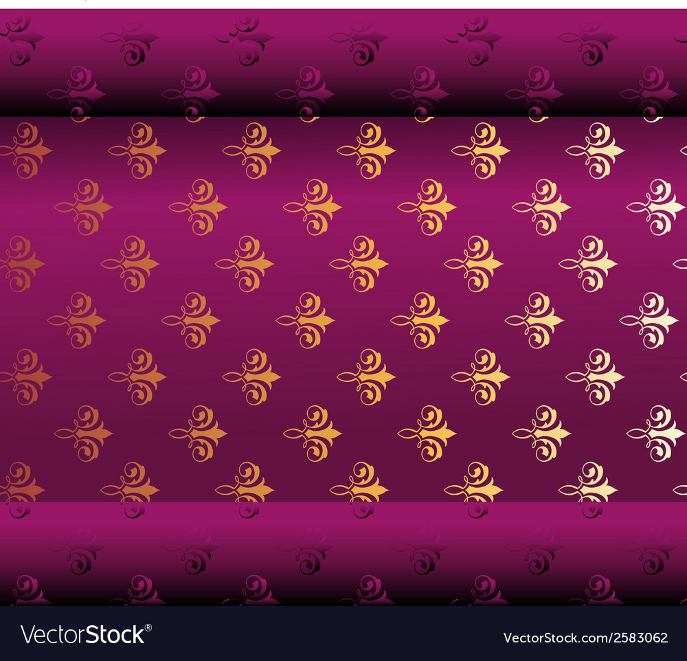 Seamless Dark Purple Wallpaper Vector Image - Papier Peint Violet Sombre , HD Wallpaper & Backgrounds