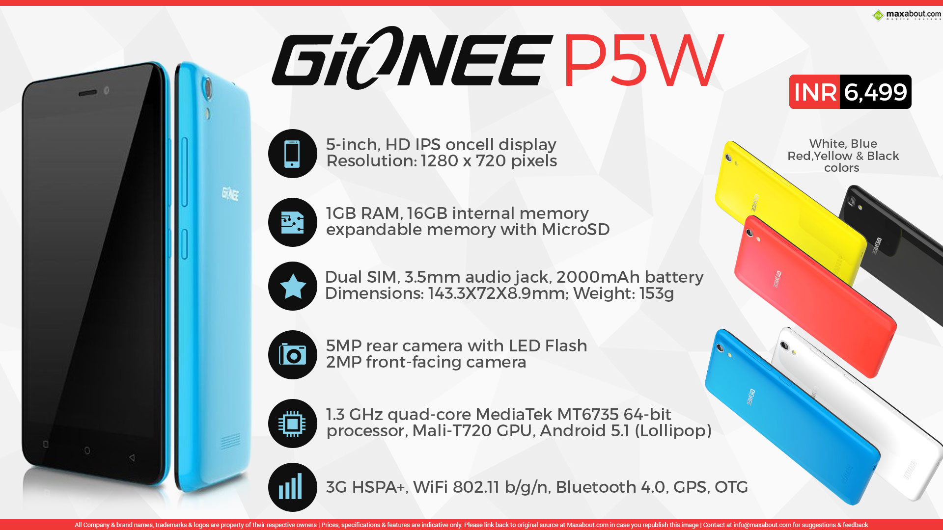 Gionee - Gionee P5w Hd , HD Wallpaper & Backgrounds