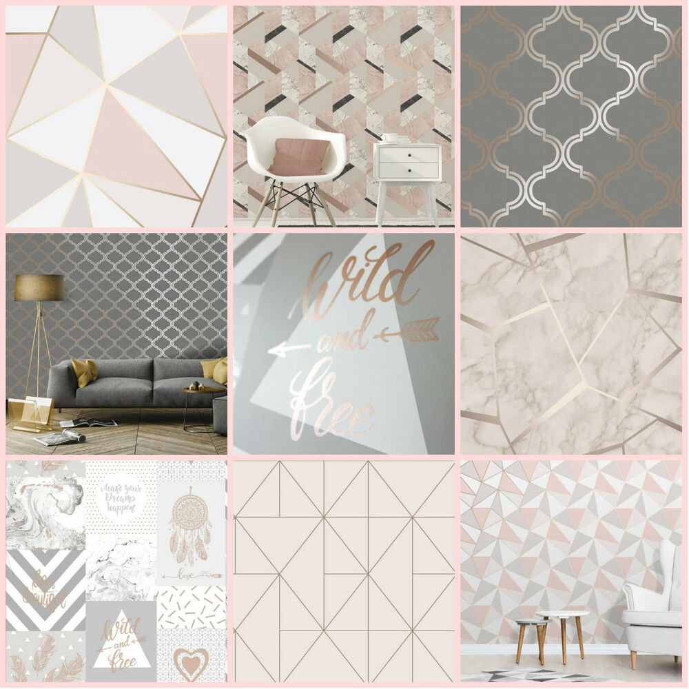 Details About Rose Gold Wallpaper - Floor , HD Wallpaper & Backgrounds
