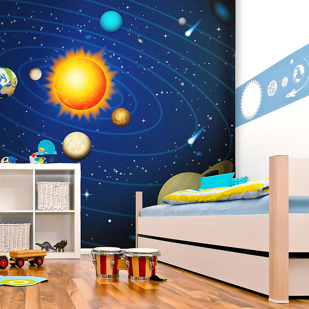 Wallpaper - Solar System - Planet Mural , HD Wallpaper & Backgrounds
