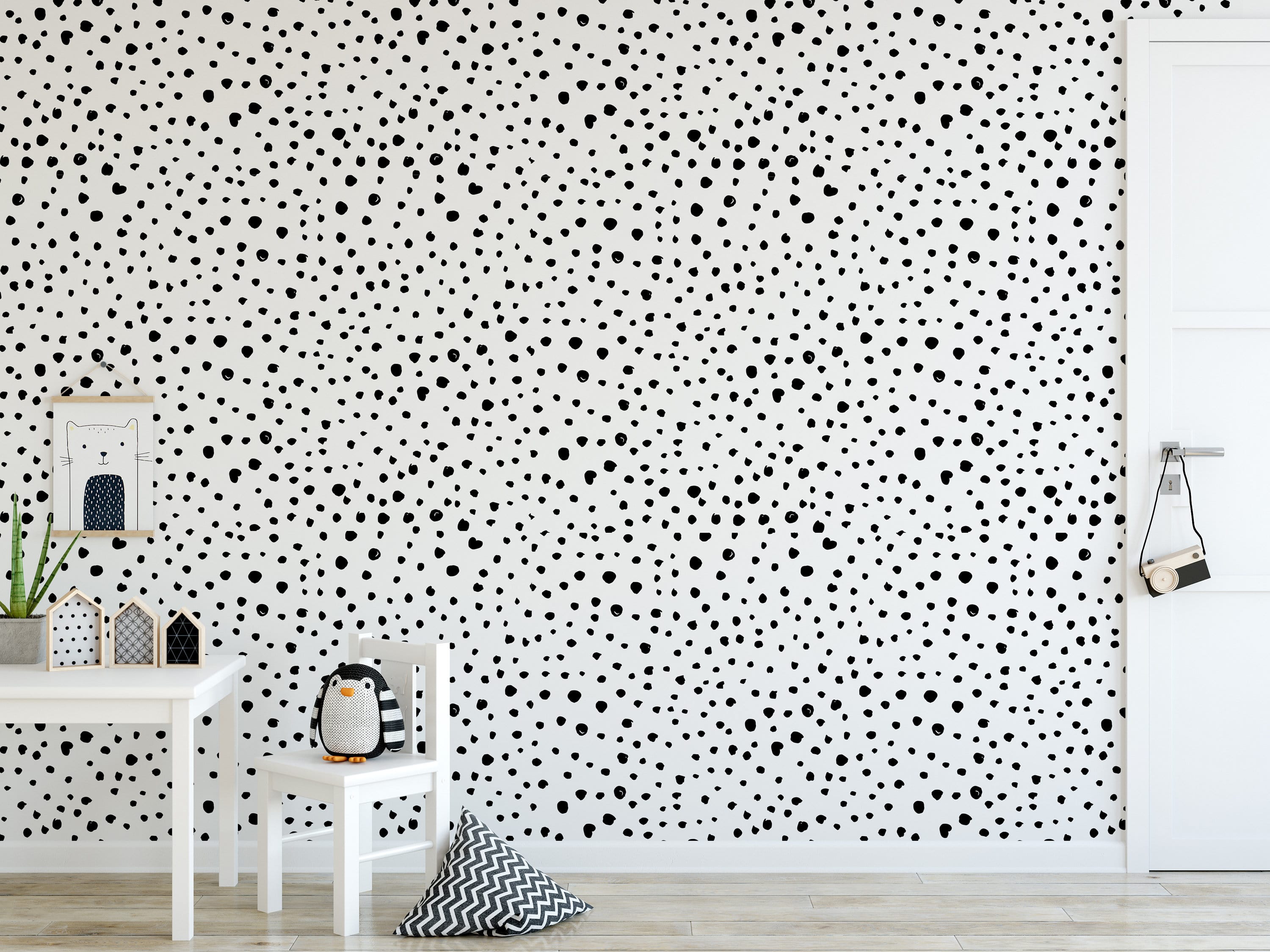 Dalmatian Print Is Trending And We're 101% On Board - Wall Pattern , HD Wallpaper & Backgrounds