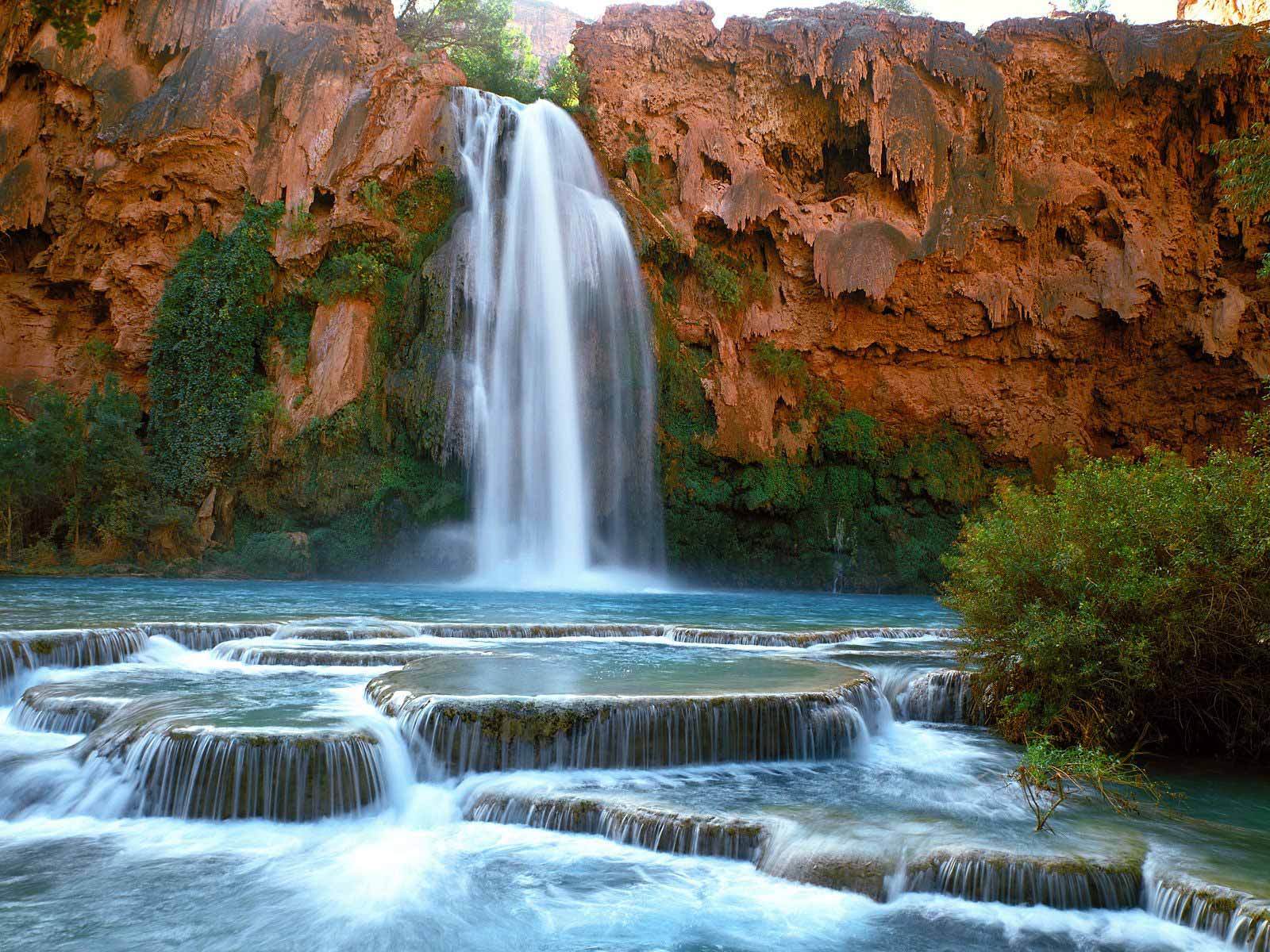 Havasu Falls Grand Canyon Usa , HD Wallpaper & Backgrounds