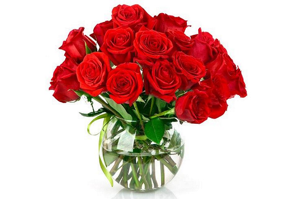 Flowerpot Nature Wallpapers Free Download - Bouquet Red Roses , HD Wallpaper & Backgrounds